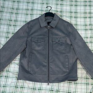 Express Men's Charcoal Gray Shirt Jacket